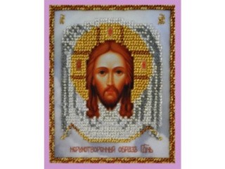 Набор для вышивания бисером Миниатюрная икона «Спас Нерукотворный»