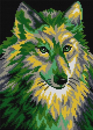 Алмазная вышивка «Волк» Алмазная вышивка «Волк»