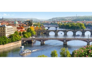 Пазлы «Река Влтава. Прага»