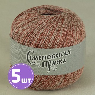 Пряжа Семеновская Mone (15826), льняной-терракот 5 шт. по 100 г Пряжа Семеновская Mone (15826), льняной-терракот 5 шт. по 100 г