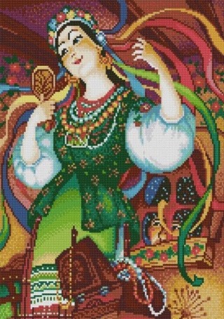 Рисунок на ткани «Оксана»