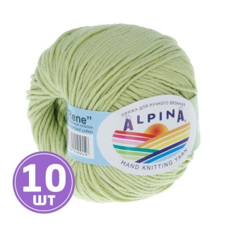 Пряжа Alpina RENE (148), светло-салатовый, 10 шт. по 50 г