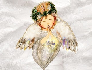 Набор вышивки бусинами «Ангел любви»