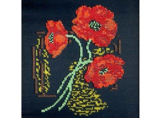 Набор вышивки бисером «Маки» Набор вышивки бисером «Маки»