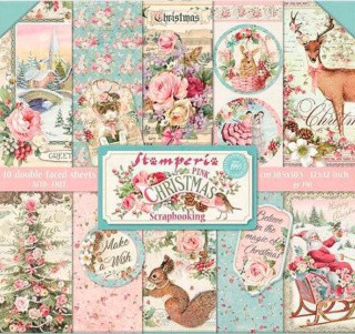 Набор бумаги «Pink Christmas/Розовое Рождество»
