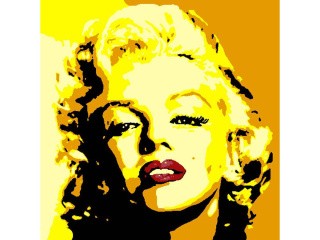 Картина цветным песком «Монро» Картина цветным песком «Монро»