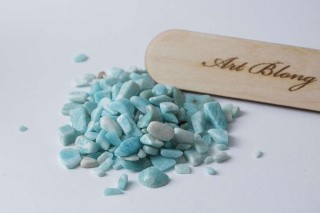 Натуральный камень Амазонит (фракция 2-15 мм) 90 г, Art Blong Натуральный камень Амазонит (фракция 2-15 мм) 90 г, Art Blong