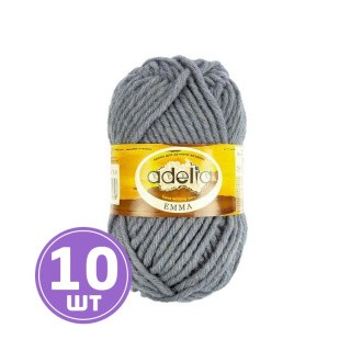 Пряжа Adelia EMMA (28), светло-серый, 10 шт. по 50 г Пряжа Adelia EMMA (28), светло-серый, 10 шт. по 50 г