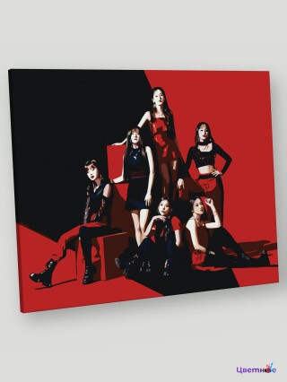 Картина по номерам «K-POP группа (G)I-dle Джи Айдл 3»