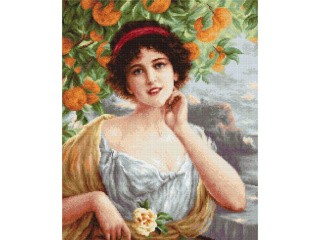 Набор для вышивания «Красавица под апельсиновым деревом»