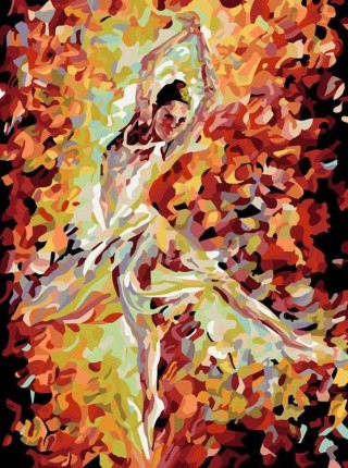 Картина по номерам «Балерина» Картина по номерам «Балерина»