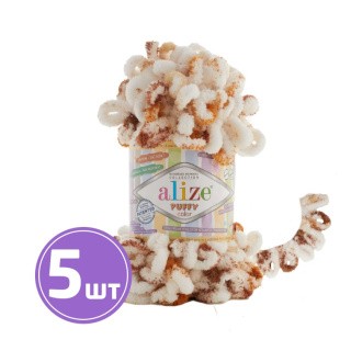 Пряжа ALIZE Puffy color (7502), карамельное мороженое, 5 шт. по 100 г Пряжа ALIZE Puffy color (7502), карамельное мороженое, 5 шт. по 100 г