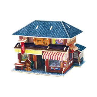3D-пазл Кондитерская, серия «Домики Японии», 36 элементов, REZARK