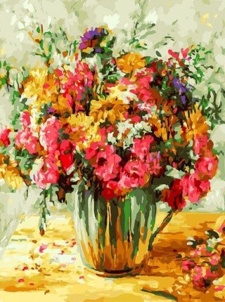 Картина по номерам «Утренний букет» Картина по номерам «Утренний букет»