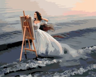 Картина по номерам «Художница» Картина по номерам «Художница»