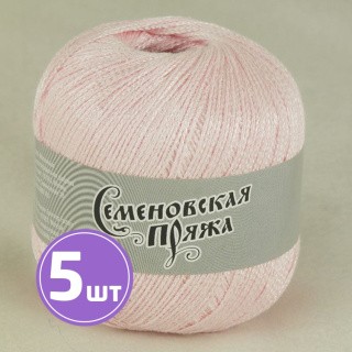 Пряжа Семеновская пряжа Test 86 (34231), бледная роза+В_х1, 5 шт. по 100 г Пряжа Семеновская пряжа Test 86 (34231), бледная роза+В_х1, 5 шт. по 100 г