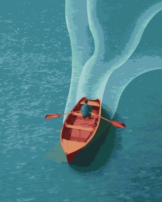 Картина по номерам «Тихие воды» Картина по номерам «Тихие воды»