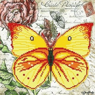 Рисунок на ткани «Бабочка 7»