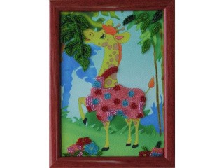 Рисунок на ткани «Жираф»