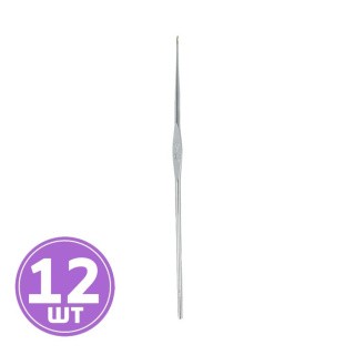 Крючки для вязания, сталь, d 0,95 мм, 12 см, 12 шт. в блистере, Gamma