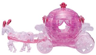 3D Головоломка «Карета розовая», Crystal Puzzl