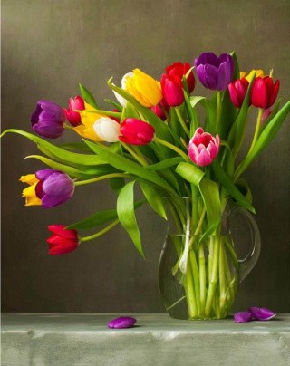 Алмазная вышивка «Тюльпаны» Алмазная вышивка «Тюльпаны»