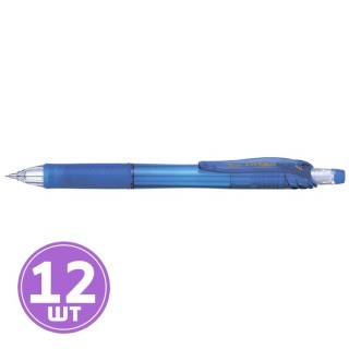 Карандаш автоматический EnerGize, синий корпус, 0,7 мм, 12 шт., Pentel