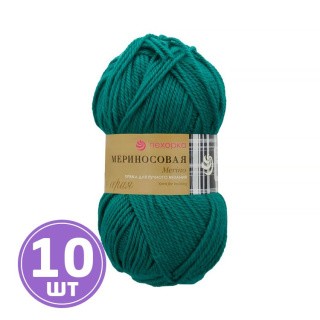 Пряжа Пехорка Мериносовая (335), изумруд, 10 шт. по 100 г Пряжа Пехорка Мериносовая (335), изумруд, 10 шт. по 100 г