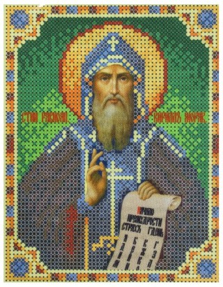 Рисунок на ткани «Святой Кирилл»