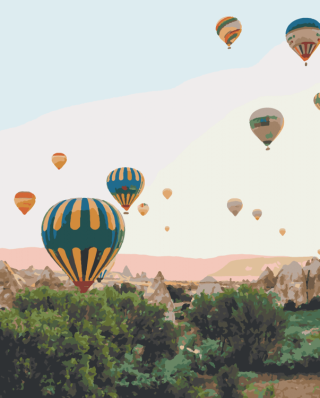 Картина по номерам «Каппадокия» Картина по номерам «Каппадокия»