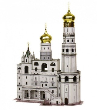 Сборная модель из картона «Колокольня Иван Великий», Умная Бумага