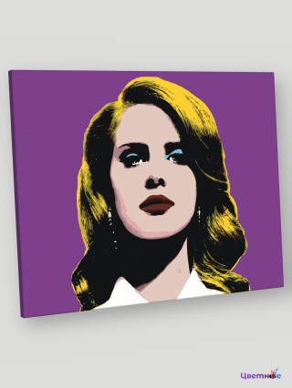Картина по номерам «Lana Del Rey Лана Дель Рей: Поп-арт»