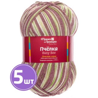 Пряжа из Троицка Pchelka (7134), принтованный, 5 шт. по 100 г Пряжа из Троицка Pchelka (7134), принтованный, 5 шт. по 100 г