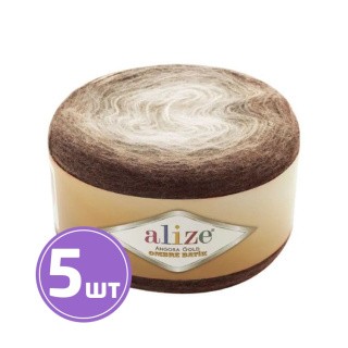 Пряжа ALIZE Angora Gold Ombre Batik (7243), кофе, 5 шт. по 150 г Пряжа ALIZE Angora Gold Ombre Batik (7243), кофе, 5 шт. по 150 г