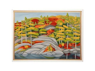 Рисунок на ткани «Ранняя осень»