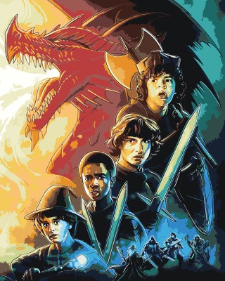 Картина по номерам ОСД Очень странные дела