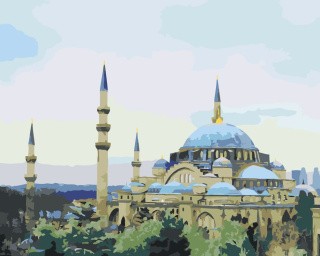 Картина по номерам «Мечеть Сулеймание 2»