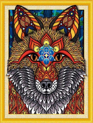 Алмазная вышивка «Рыжая лисица» Алмазная вышивка «Рыжая лисица»