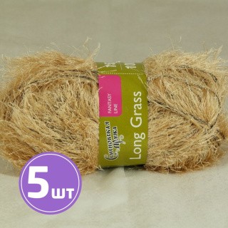 Пряжа Семеновская Long grass (14812), песок-черный 5 шт. по 100 г Пряжа Семеновская Long grass (14812), песок-черный 5 шт. по 100 г