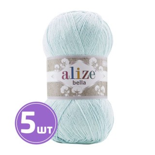 Пряжа ALIZE Bella 100 (514), вода, 5 шт. по 100 г Пряжа ALIZE Bella 100 (514), вода, 5 шт. по 100 г