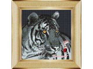 Рисунок на ткани «Тигр»