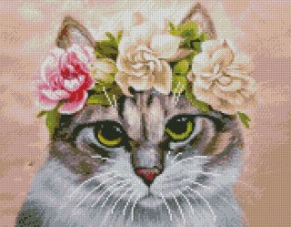 Алмазная вышивка «Кошечка» Алмазная вышивка «Кошечка»