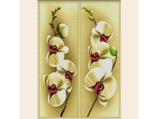 Схема для вышивки бисером «Орхидеи»