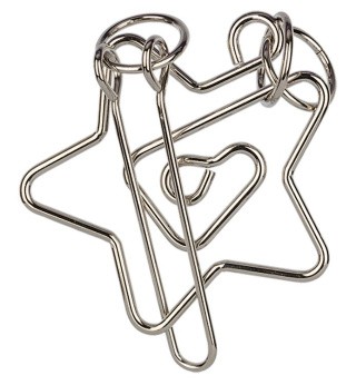 Головоломка металлическая Звезда, 6 элементов