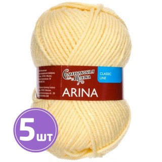 Пряжа Семеновская Arina (772), шампанское, 5 шт. по 100 г Пряжа Семеновская Arina (772), шампанское, 5 шт. по 100 г