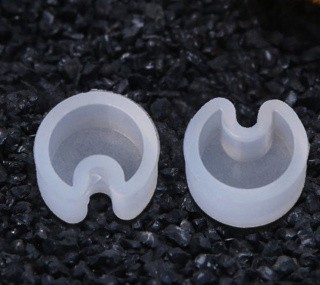 Силиконовый молд для сережек-гвоздиков «полумесяц», 2 шт. Силиконовый молд для сережек-гвоздиков «полумесяц», 2 шт.