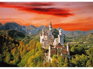 Пазлы «Замок Нойшванштайн, Бавария»