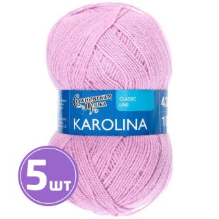 Пряжа Семеновская Karolina (11808), астра, 5 шт. по 100 г Пряжа Семеновская Karolina (11808), астра, 5 шт. по 100 г