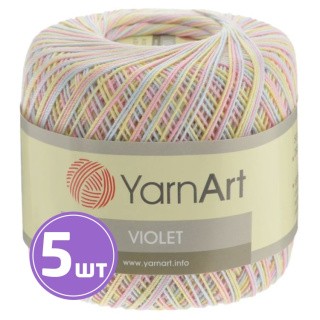 Пряжа YarnArt Violet Melange (3194), мультиколор, 5 шт. по 50 г