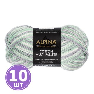 Пряжа Alpina COTTON MULTI PALLETE (04), мультиколор, 10 шт. по 50 г